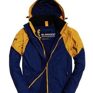 Superdry Arctic Intron Hooded SD-Windcheater Jacket Fleece Lined Mens Large